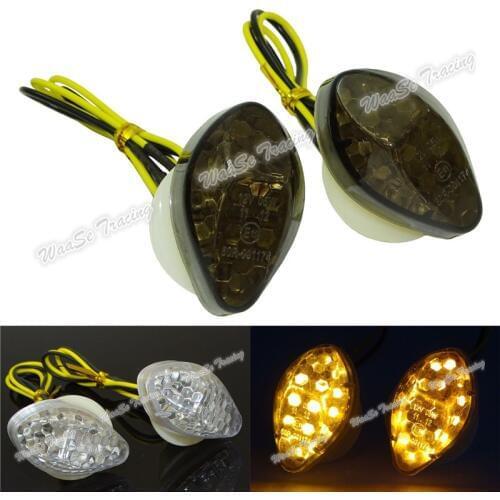 Waase LED Flush Mount Turn Signal Indicator Light Blinker For Honda CBR919RR CBR600RR CBR1000RR CBR600 F3 F4 F4i CB919F
