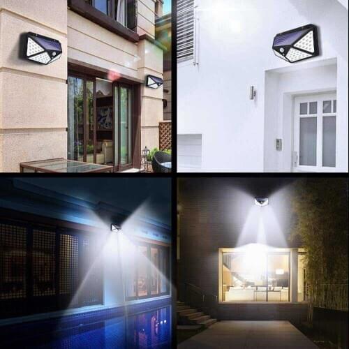 3 Modes LED Solar Light Outdoor Solar Lamp PIR Motion Sensor Wall Light Waterproof Solar Powered Sunlight for Garden Decoration