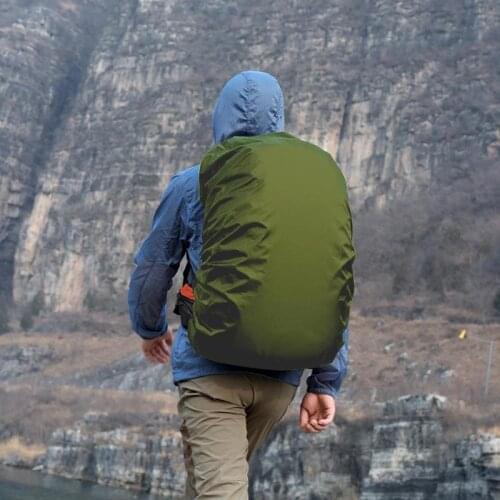 Waterproof Zipper Storage Bag High Tear Resistance Rucksack Raincover Case Waterproof Backpack Rain Cover for Outdoor Climbing