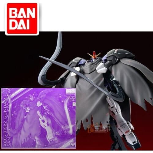 Japaness Bandai Original MG 1/100 Gundam W Endless Waltz SANDROCK CUSTOM Mobile Suit Assemble Model Action Figures