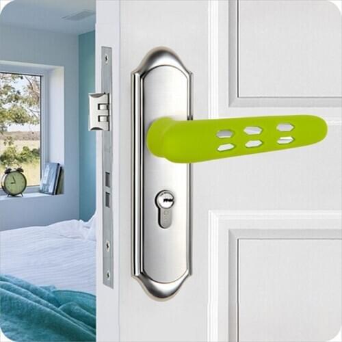 Guard Anti-collision Security Handle Protective Handle Doorknob Safety Silicone Cover Baby Safety Supplies