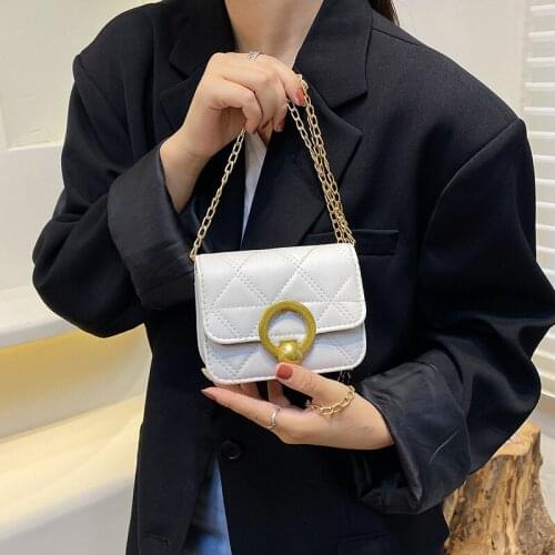 Female bag 2021 chain messenger bag fashion small square bag purses and handbags tote bags for women travel