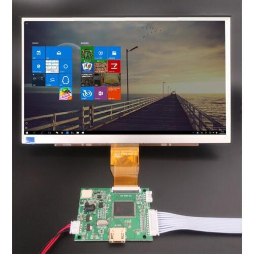 10.1 inches 1024*600 Screen Display LCD TFT Monitor with Remote Control Driver Board HDMI for Orange Raspberry Pi 3
