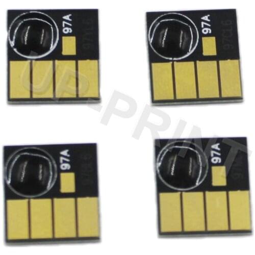 UP 4pcs Permanent Chips compatible for HP970 971 ink cartridge for Officejet Pro X576 X476 X451 X551 Printer