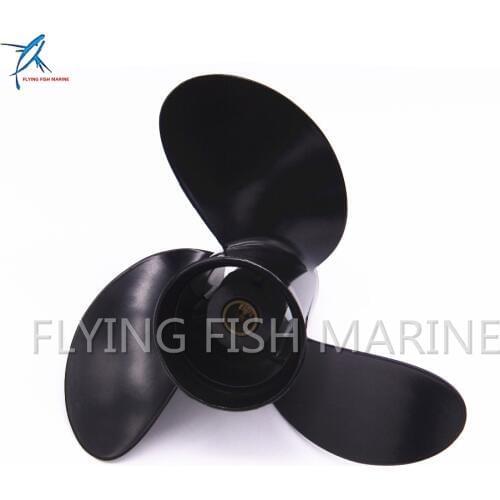 4-StrokePitch 12 spine Boat Engine Aluminum Propeller 8.5x9 For Mercury Mariner 8HP 9.9HP Outboard Motor 8.5 x 9