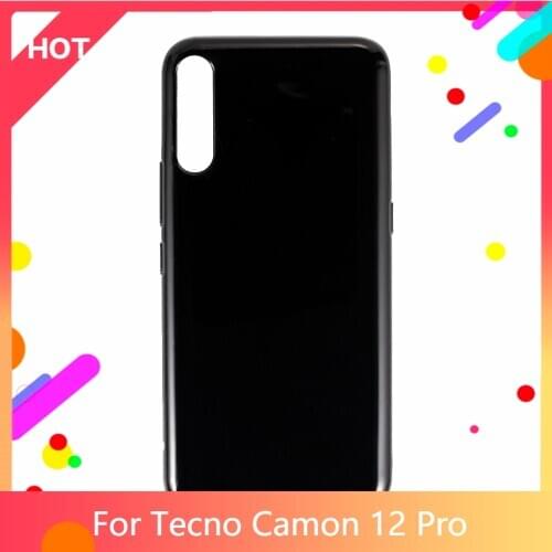 Camon 12 Pro Case Matte Soft Silicone TPU Back Cover For Tecno Camon 12 Pro Phone Case Slim shockproof