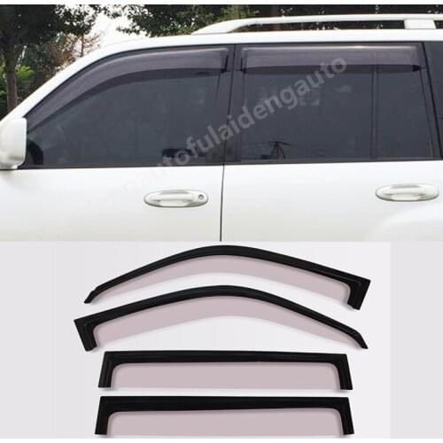 For Lexus LX470 1998-2007 Plexiglass Side Window Defectors Visors Vent Shade Rain Guard Door Visor Car Accessories