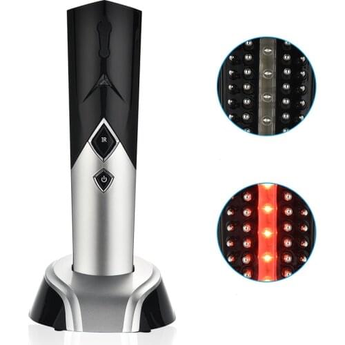 Electric Laser Hair Growth Comb Anti Hair Loss Infrared Therapy Treatment Vibration Massage Hair Brush Hair Care Tools