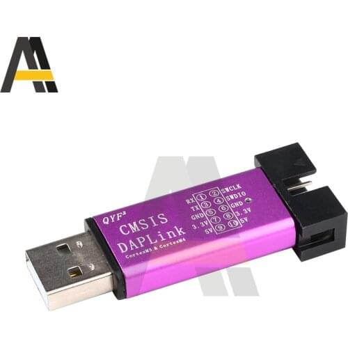 DAP Link Emulator Burner Support For HID Device SWD Download Keil MDK IAR Based On CMSIS-DAPLink Replace ST-Link V2 Random Color