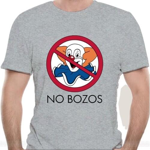 NO BOZOS T shirt no bozos no clowns no nonsense clown evh t shirt no bozos sign clown sticker punk no bozos decal