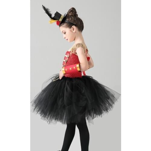 General Design Girls Tutu Dress Halloween Soldier Costume Dress Nutcracker Costumes Fancy Ball Gown Carnival Disguise Clothes