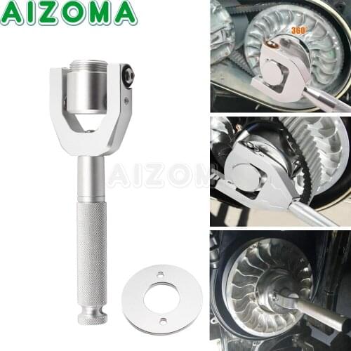 For Can-Am Maverick X3/Max/RS/DS/Turbo/R/RR 2017-2021 Compatible Belt Changing Removal Tool Silver Aluminum 64 72 Inch ATV UTV