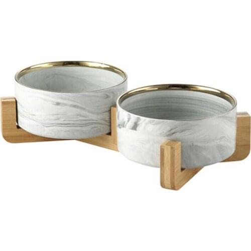 Ceramic Cat Bowl Dog Bowl Pet Feeding Water Bowl Cat Puppy Feeder Product Supplies Pet Food and Water Bowls