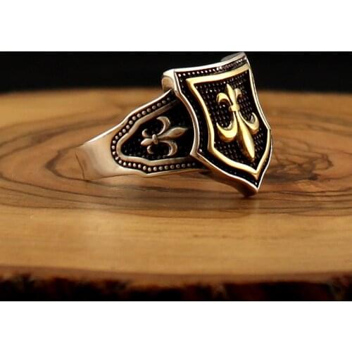 Real 925 Sterling Silver Ring For Men Without Stone Hand Made Jewelry Fashion Zircon Onyx Aqeq vintage Gift Accessory All size