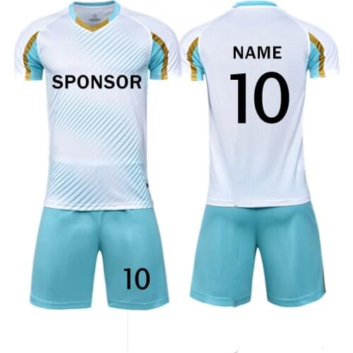 Kids Adult Soccer Jersey Set Women Men Football Uniform Children Kit Survetement Football Training Suit Short Sports Clothing