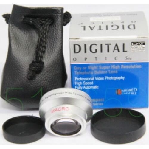 Macro Camera 30mm 0.45x WIDE Angle + Macro Conversion LENS +Front and Rear Caps for Front Threads Camcorder