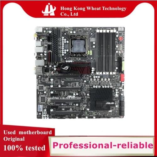 For ASUS Rampage III Black Edition Motherboard Socket LGA 1366 24G SATA2 USB2.0 For Intel X58 Original Desktop Used Mainboard