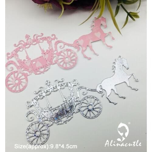 Metal Cutting Die Cut Vintage Carriage Scrapbook Paper craft album Handmade Card Stencil Cutter Punch Art Cutter Dies Alinacutle