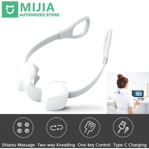 Xiaomi mijia Mini Neck Massager Electric Two-way Kneading Type c Charging 3 Modes One Button Switching Fitness Massager