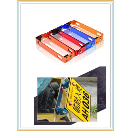 Motorcycle Automobile Adjustable Angle Metal License Plate Holder Bracket for HONDA CBF600 SA CBR600F hoRnet