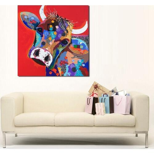 JQHYART Animal Painting Wall Pictures For Living Room Wall Painting Canvas Art Posters And Prints Home Decor No Frame