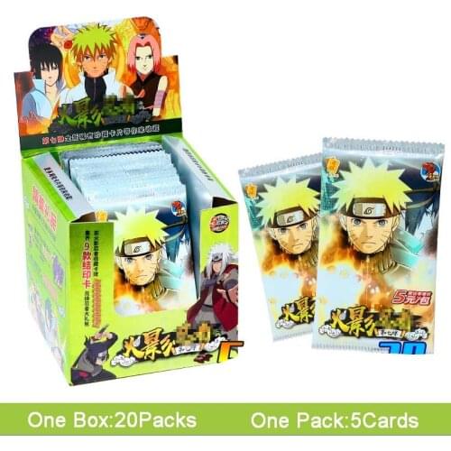 Narutoes Cards Letters Paper Card Letters Games Children Anime Peripheral Character Collection Kids Gift Playing Card Toy