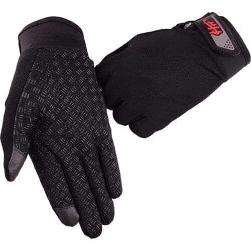 Unisex Bike Gloves Full Finger Touchscreen MTB Non-slip Breathable Summer Motorcycle Gloves For Sport Hiking Climbing Camping