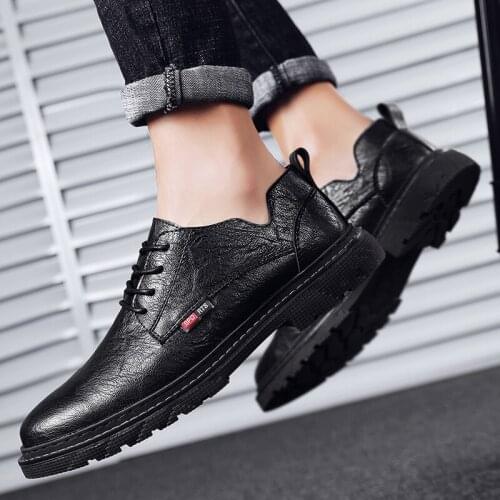 Causal leather cuero man para zapatos male flat weight running casuales informales light shose fashion de leisure breathable