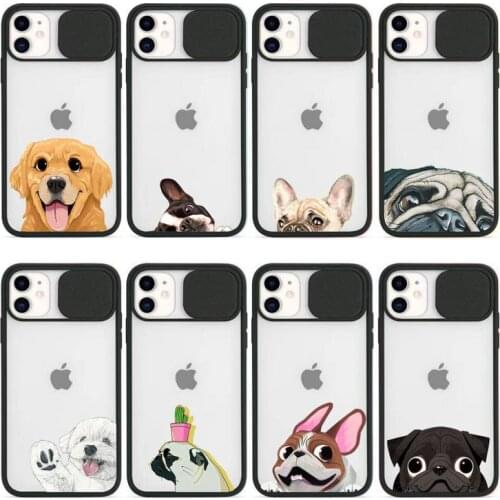 Bulldog Pug Dog French Phone Case Transparent for iPhone 7 8 11 12 se 2020 mini pro X XS XR MAX Plus