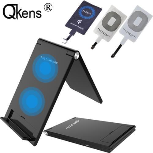 QI Wireless Charger For iPhone X XS Max XR 8 Samsung S10 S9 S8 Plus For Xiaomi For Huawei Android Phone Charging Pad Dock Holder