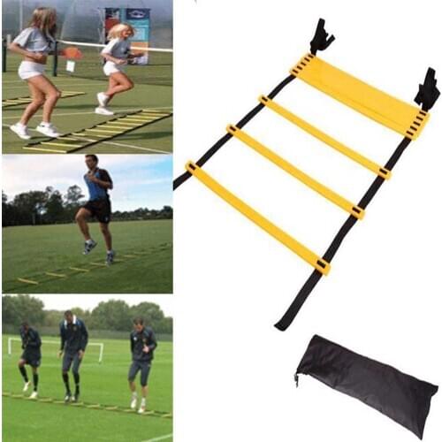 Adjustable Agility Ladder Soccer Training Speed Footsteps Coordination Auxiliary Tool Outdoor Indoor Football Training Equipment