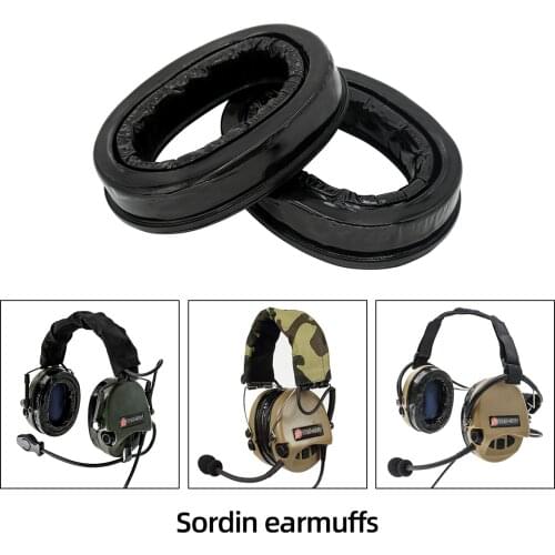 Silicone Ear Cups for MSA Sordin Headsets,Comfort Replacement Ear Sealing Headphone Accessories
