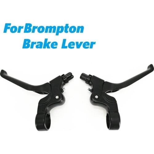 Folding Bike Brakes ForBrompton Brake Lever 22.2mm Aluminum Alloy Swallow-shaped Handlebar Brake Bar Black