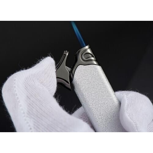 Ultra Thin Metal Classic Windproof Creative Turbo Butane Gas Lighter Cigar Smoking Smoking Accessories Gadgets For Men