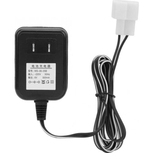 220V CN Plug Power Supply Charger Adapter 6V 700mA Wall Charger AC Adapter for Kids Ride On Car Toy Battery Charger