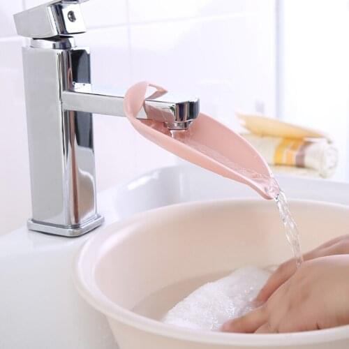 Water-saving Extension Lovely Faucets Water Nozzle Guide Vane Faucet Extender Tap Filter Children Rubber Kitchen Bathroom Tools