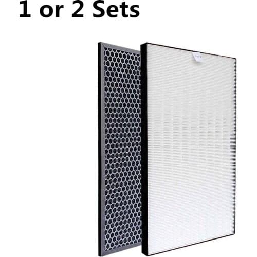 1 Set (2PCS) 430x235mm Air Purifier Filter Activated Carbon for Sharp KC-D70, KC-E70, KC-F70, KC-700Y7 KC-D60E