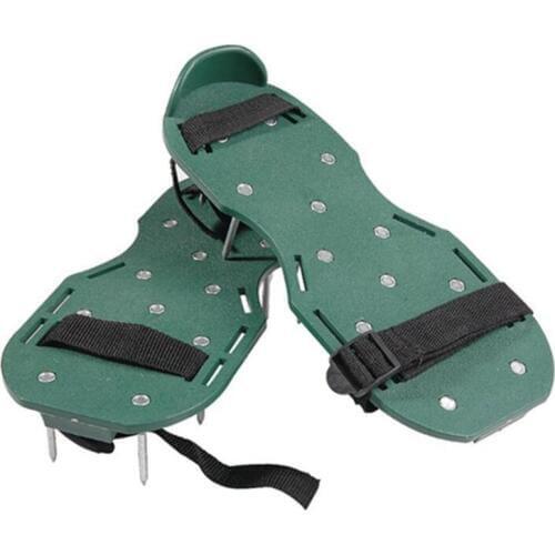 1 Pair Lawn Aerator Nail Shoes Tool Garden Yard Grass Cultivator Scarification