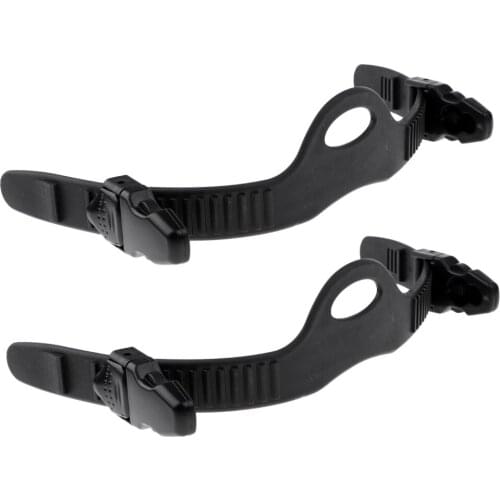 1 Pair Rubber Diving Fin Strap Spare Replacement With Plastic Quick Release Buckle Clip for Universal Scuba Diving Dive