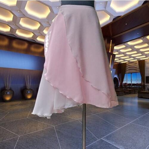 Girls Ballet Dance Skirt Adult Dance Practice Chiffon Skirt Students Ballet Dancing Practice Wear Teachers Long Skirts D-0619