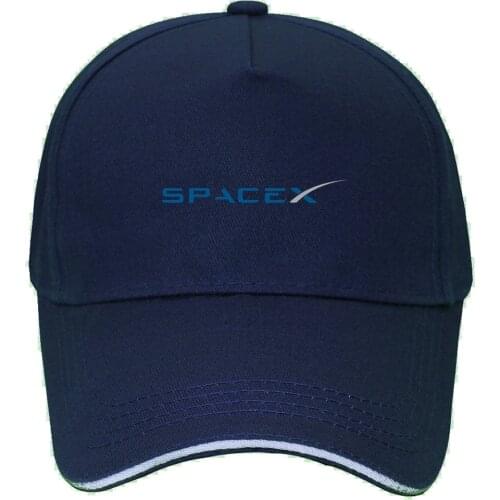 2020 SpaceX Hat Men Space X Logo Mens Hats Popular Cap Baseball Boyfriend Caps Simple Style Women Hip Hop Cap Men Hats