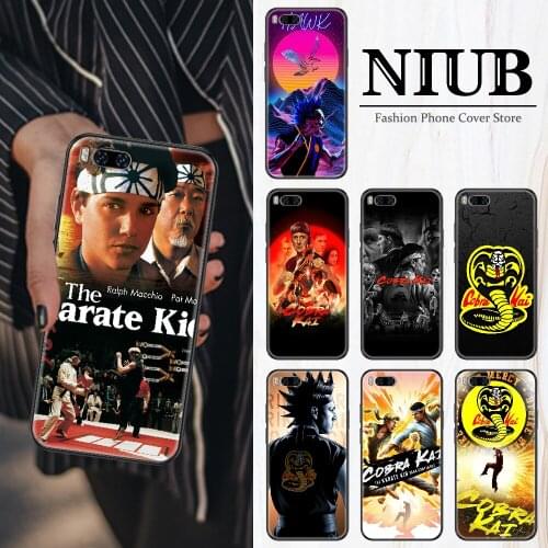Cobra Kai Snake Phone Case For Xiaomi Mi Note 8 9 10 11 9T 10T A3 Lite Pro Ultra black luxury funda silicone back painting