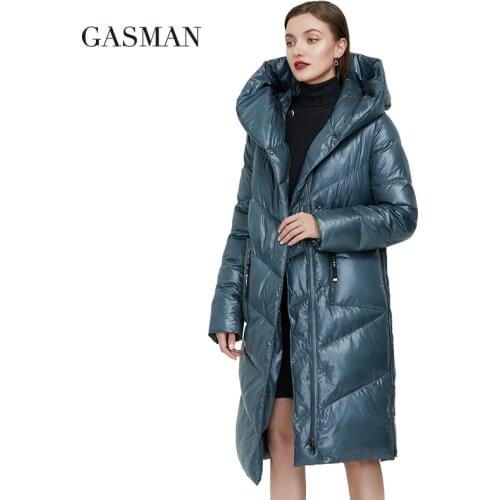 GASMAN 2021 Plus size fashion brand down parka Womens winter jacket outwear clothes womens coat Female puffer thick jacket 206