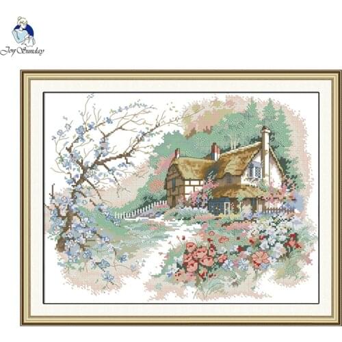 Joy Sunday The Run of The Country Needlework Cross Stitch Set for Embroidery Kit Cross-Stitch Handwork Wedding Cross Stitch Kits