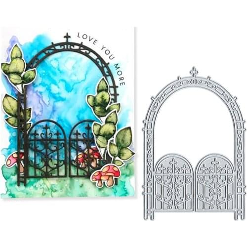 Julyarts Frame Door Die Cuts For Card Making Molds For DIY Scrapbooking Card Stencil Paper Craft Handmade