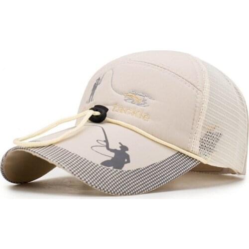Fishing Hat Cap Outdoor Sports Hats Hiking Visor UV Protection Men Women Adjustable Breathable Golf Caps