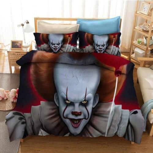 Stephen Kings It 3D Printed Bedding Set Duvet Covers Pillowcases Comforter Bedding Set Bedclothes Bed Linen