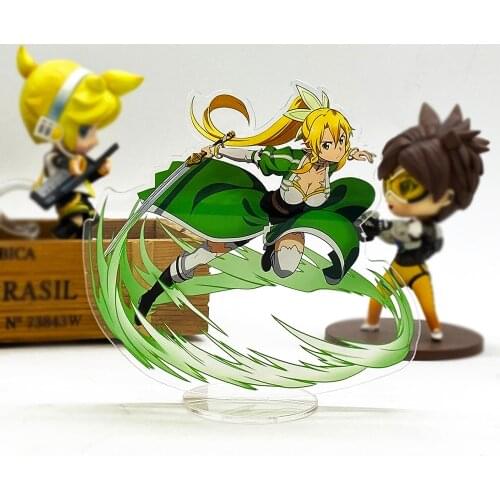 Sword Art Online Kirigaya Suguha Leafa HF acrylic stand figure model plate holder cake topper anime Japanese