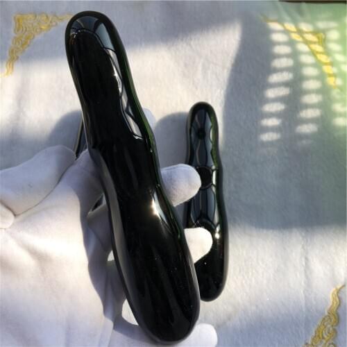 Natural Quartz Crystal Massage Wand Obsidian Rose Quartz Wand Shiva Lingam Spiral Crystal Wand Healing Crystal Massage Stick