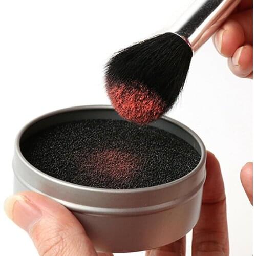 Not Rusty Makeup Brush Tool Cleaning Box Makeup Brush Brush Cleaner Box Brush Tool Eye Sponge Cleaning Makeup Shadow H8Y8